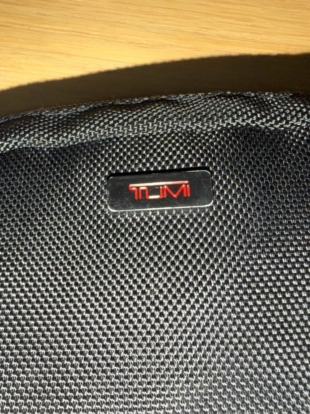 Tumi Small Black Zip Case Bag Pouch - great for tech, travel, organization etc